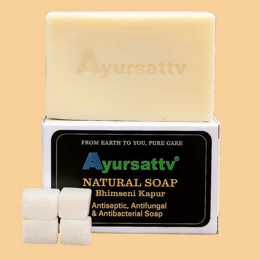 Natural Kapoor Soap For Body Glove & Body Protection (Antiseptic, Antifungal & Antibacterial Soap)