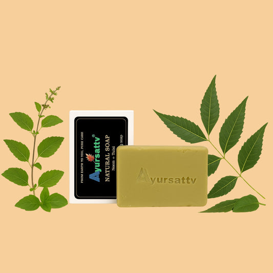 Ayursattv Neem Tulsi Natural Soap – Pack of 1