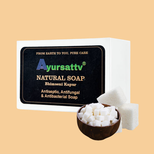 Natural Kapoor Soap For Body Glove & Body Protection (Antiseptic, Antifungal & Antibacterial Soap)