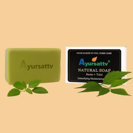 Ayurvedic Neem Tulsi Skin Soap For Glowing skin